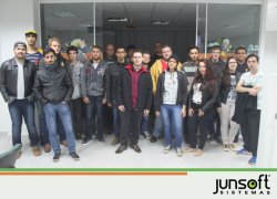 Junsoft recebe visita dos alunos do curso de Tecnologia da UTFPR